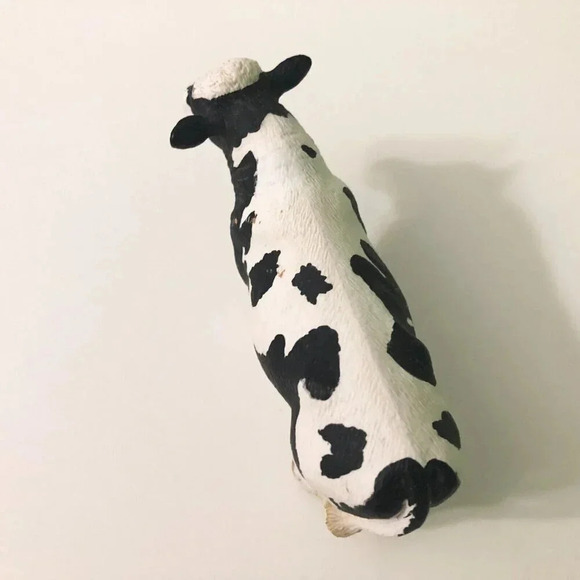 2007 Schleich Holstein Bull  Cow Dairy Farm Figure Black and White - Picture 11 of 14